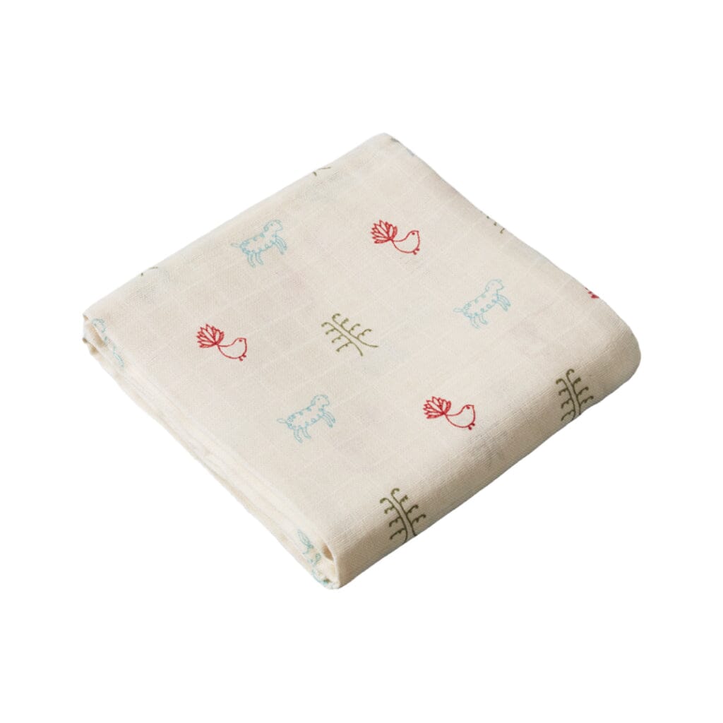 Muslin Wrap - Nature Baby Print Sleep + Lounge Nature Baby 