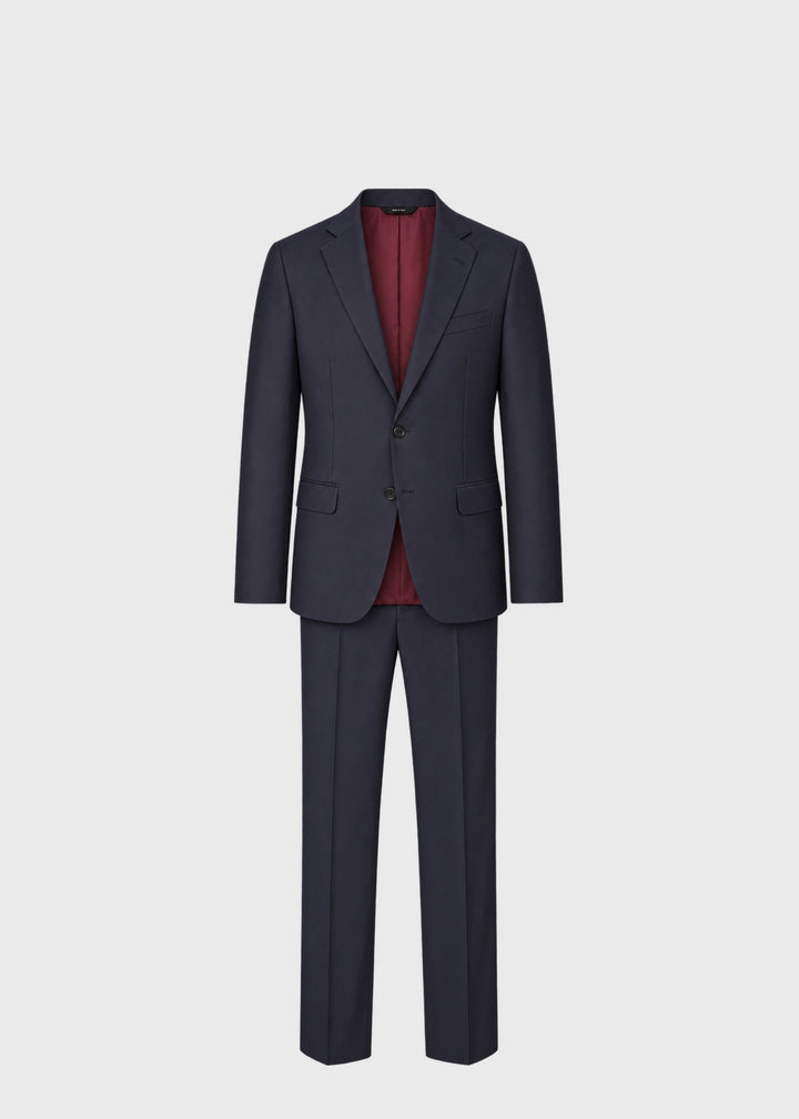 Stuart Fit Super 150s Wool Suit - Navy