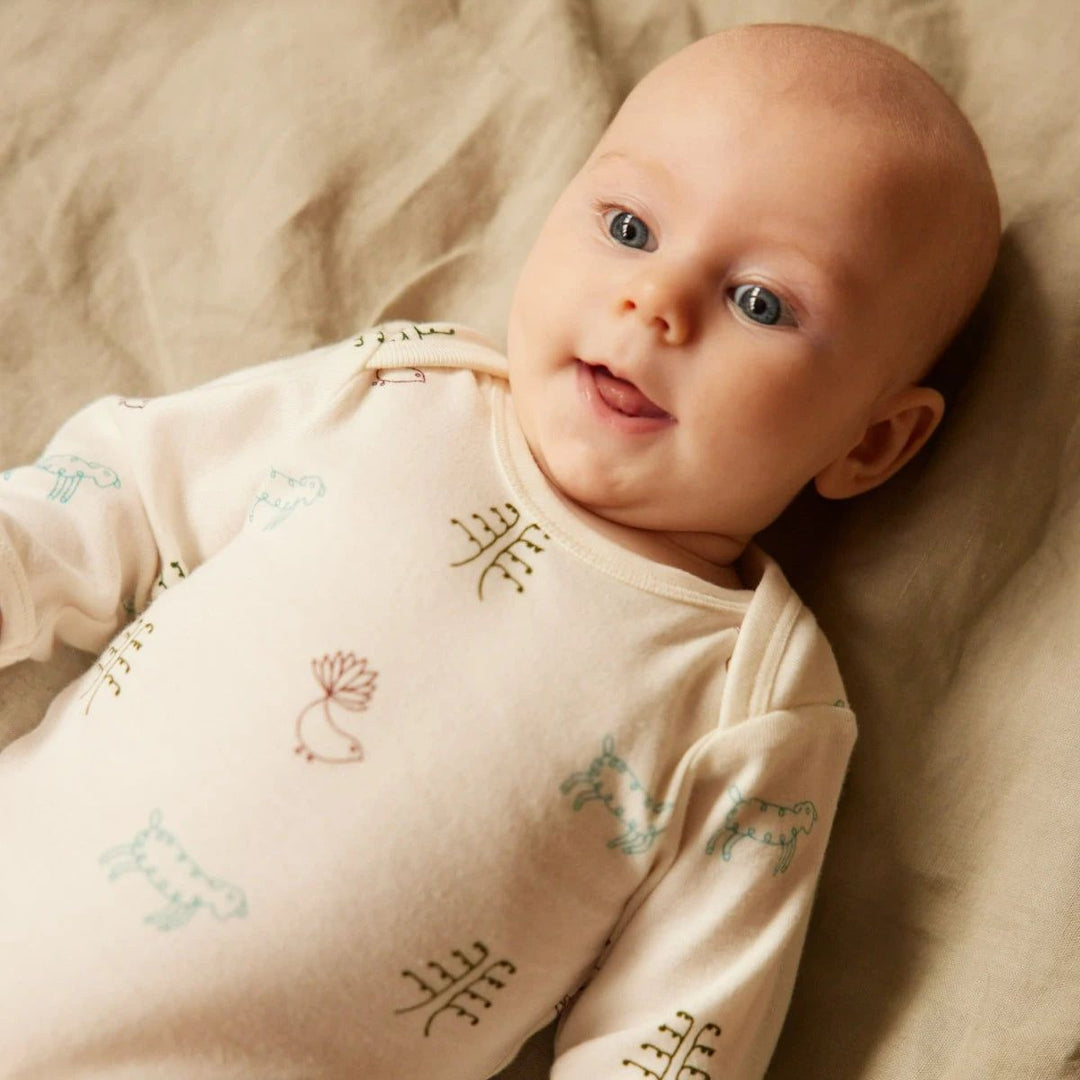 Long Sleeve Bodysuit - Nature Baby Print Bodysuits + Onesies Nature Baby 