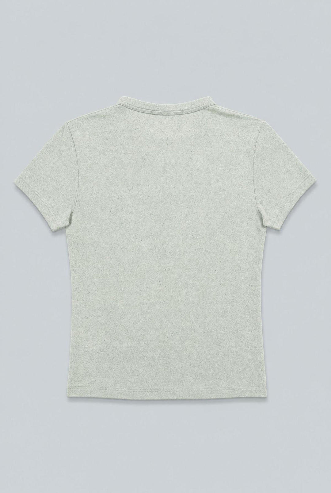 Crew Neck Donegal Tee - Mint