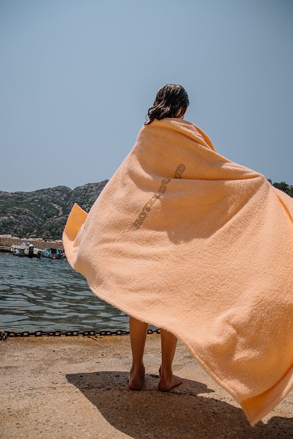 Drap De Plage Ava - Peach