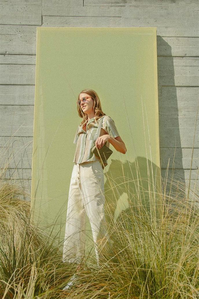 Leah Shirt - Rhubarb