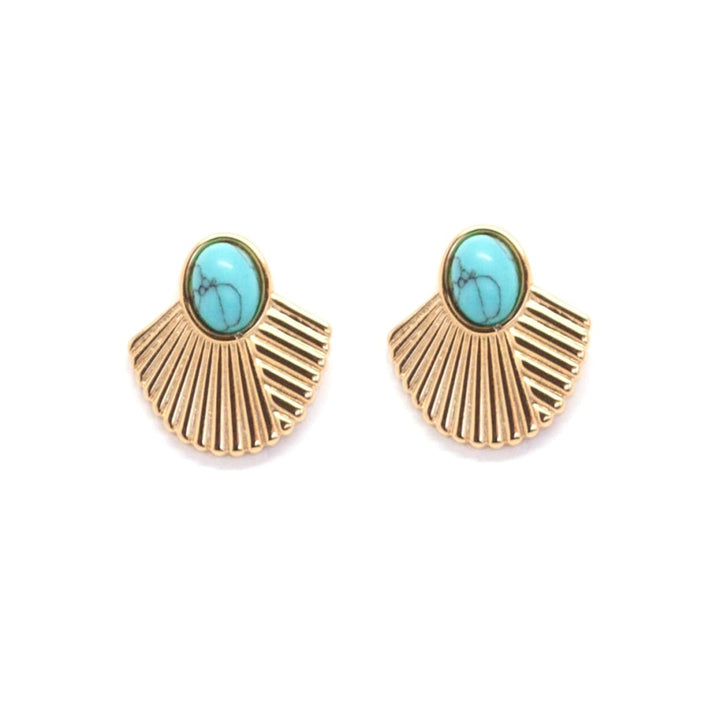 Neferiti Studs - One Size - Earrings