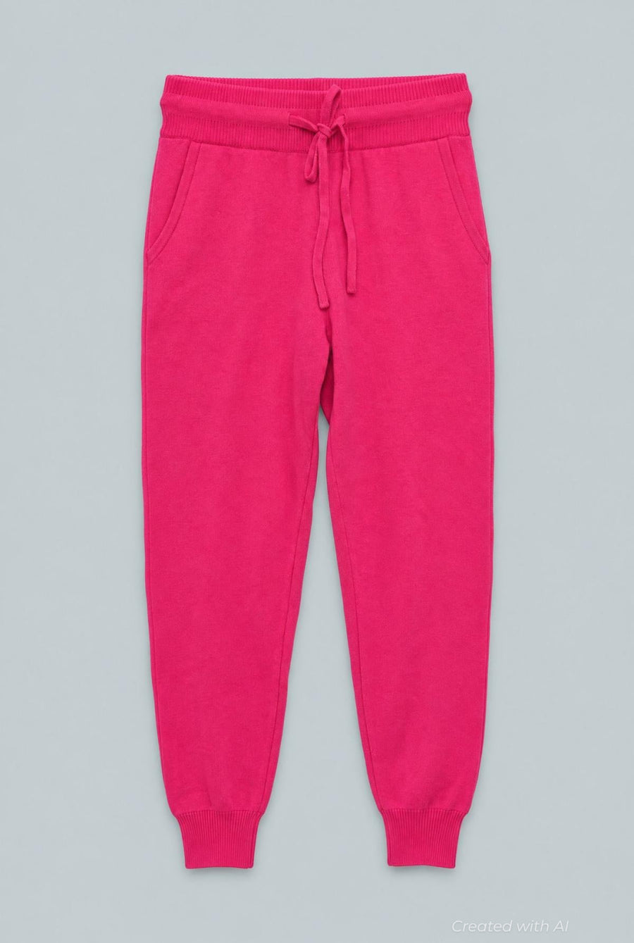 Nellie Cashmere Joggers - Hot Pink - XS - Sweatpant