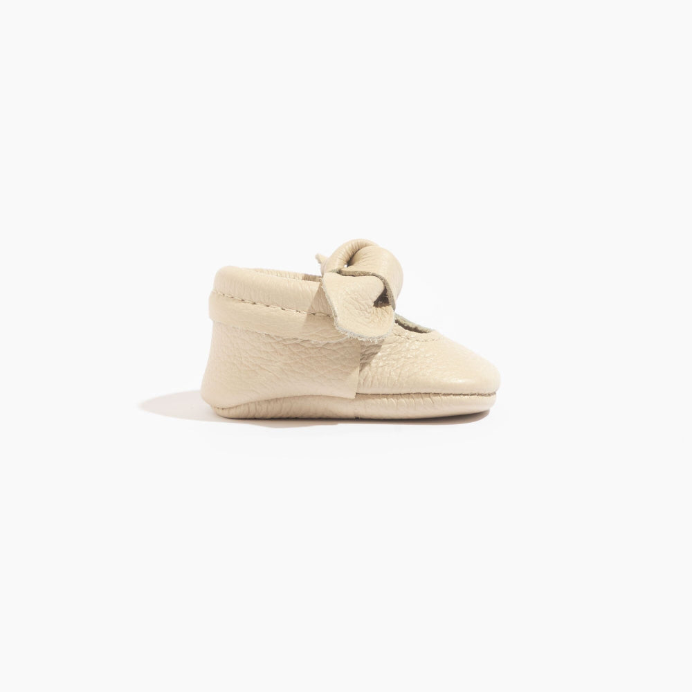 Newborn Birch Knotted Bow Baby Shoe - Soft Sole / Newborn - ’Flats - Baby Kids Adult All’
