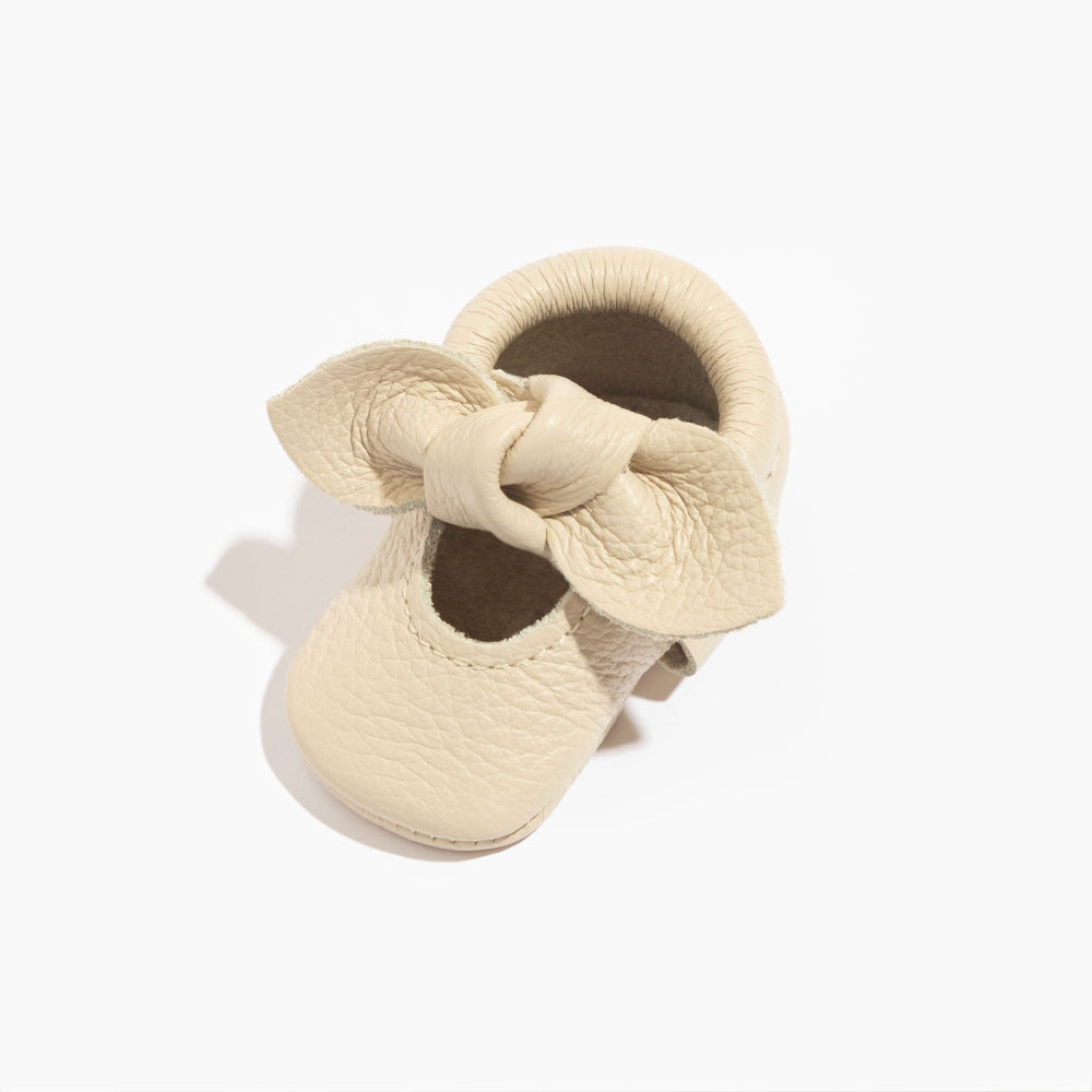 Newborn Birch Knotted Bow Baby Shoe - Soft Sole / Newborn - ’Flats - Baby Kids Adult All’