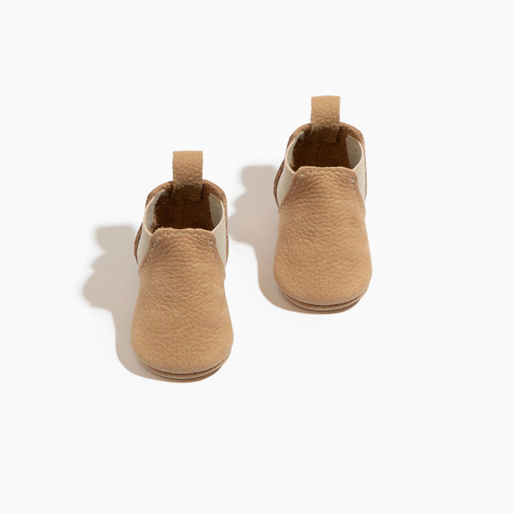 Newborn Weathered Brown Chelsea Boot Baby Shoe - Soft Sole / Newborn - ’Boots - Baby Kids Teen Adult’