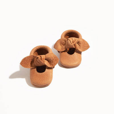 Newborn Zion Knotted Bow Baby Shoe - Soft Sole / Newborn - ’Shoes - Baby Kids Teen Adult’