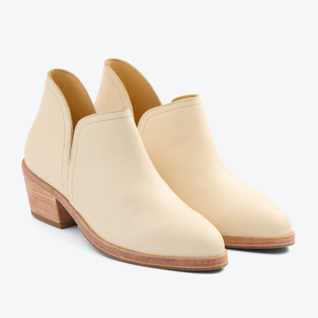 Classic Ankle Bootie - Bone