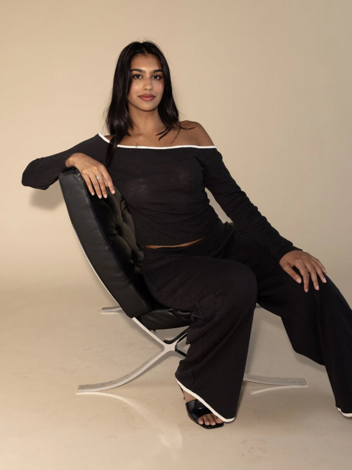 Nicole Top - Charcoal - Shirt