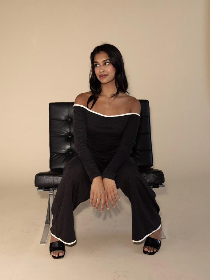 Nicole Top - Charcoal - Shirt