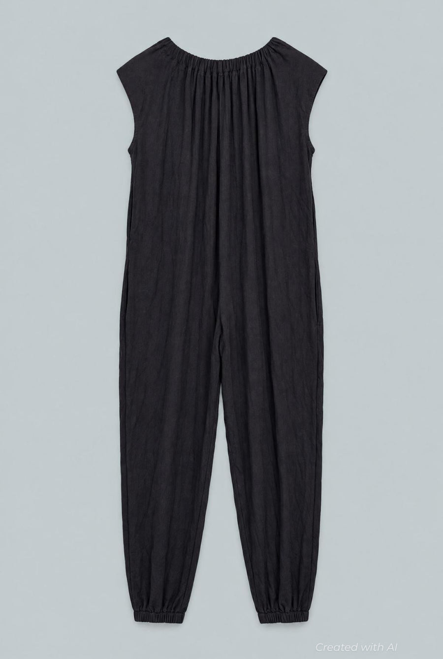 Nikki Rib Jersey Jumpsuit - Black - XS - Jumpsuit