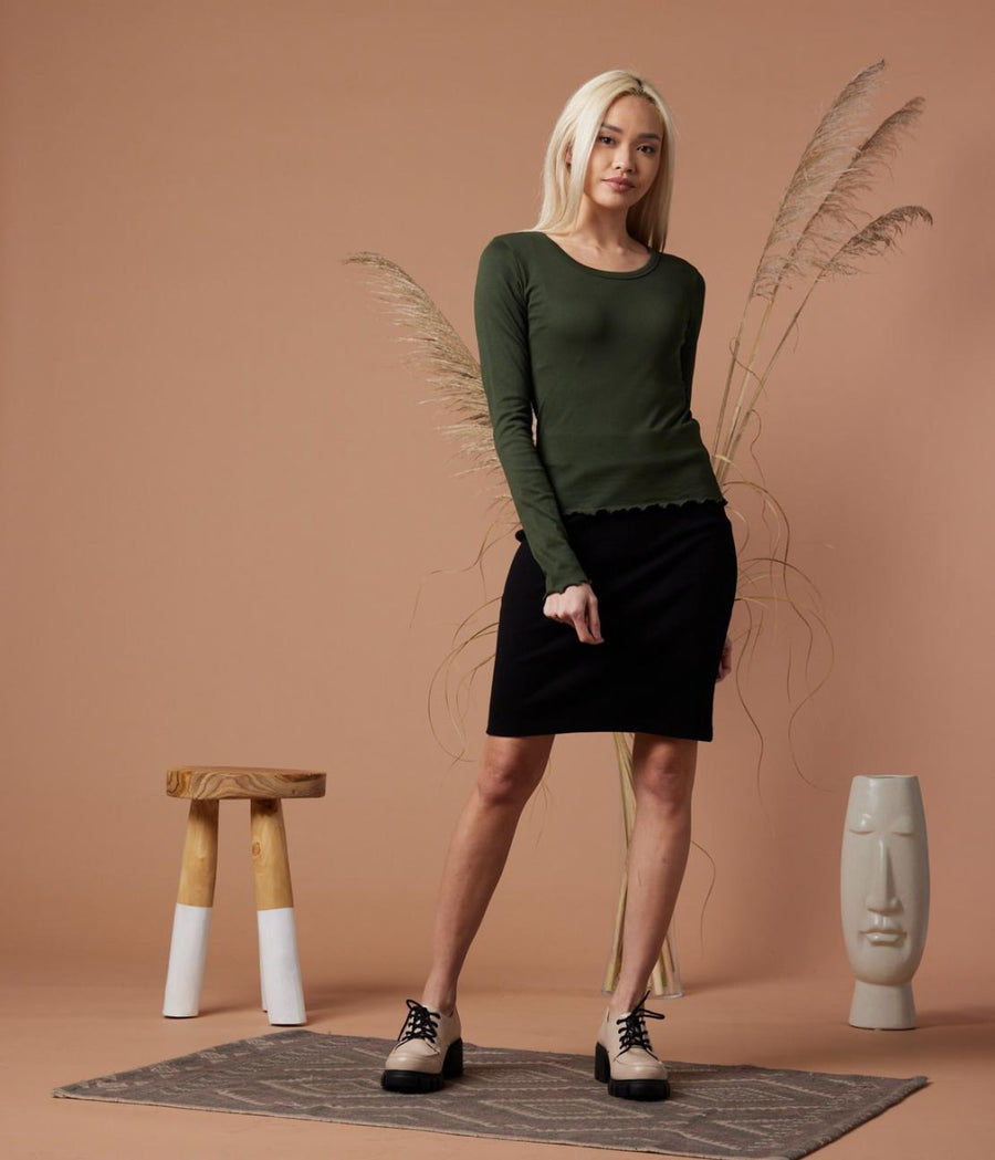 Nile Skirt - Black - Skirt
