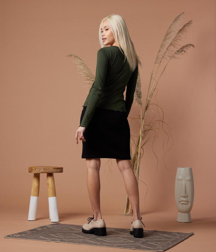 Nile Skirt - Black - Skirt