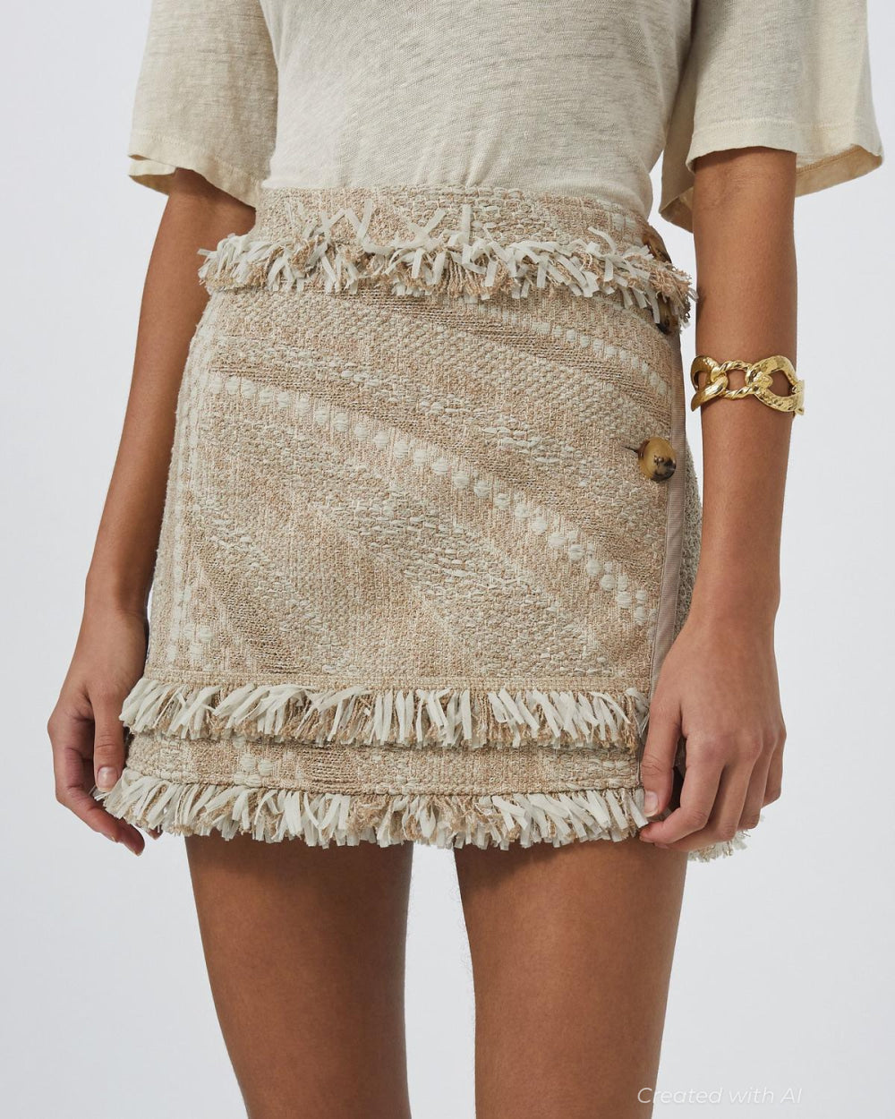 Niraz - Beige - FINAL SALE - Skirt