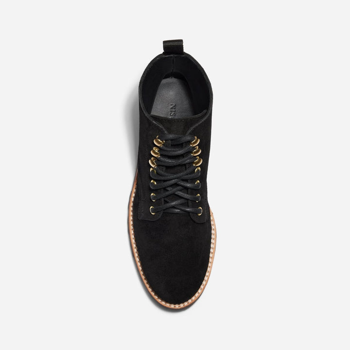 Go-To Lace Lug Boot - Black