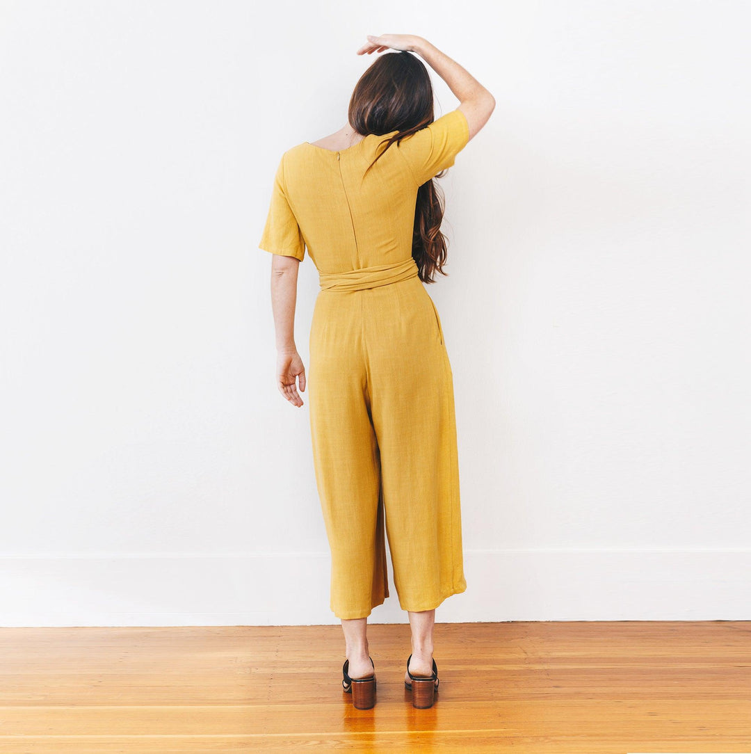 The Isabel Jumpsuit - Saffron