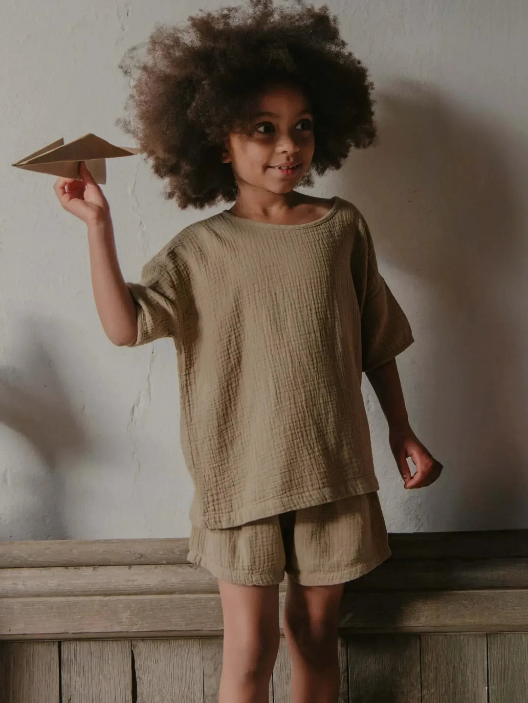 The Muslin Top - Sand