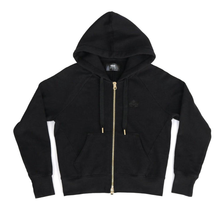 No. 1 Black Zip Hoodie - Black - Hoodie