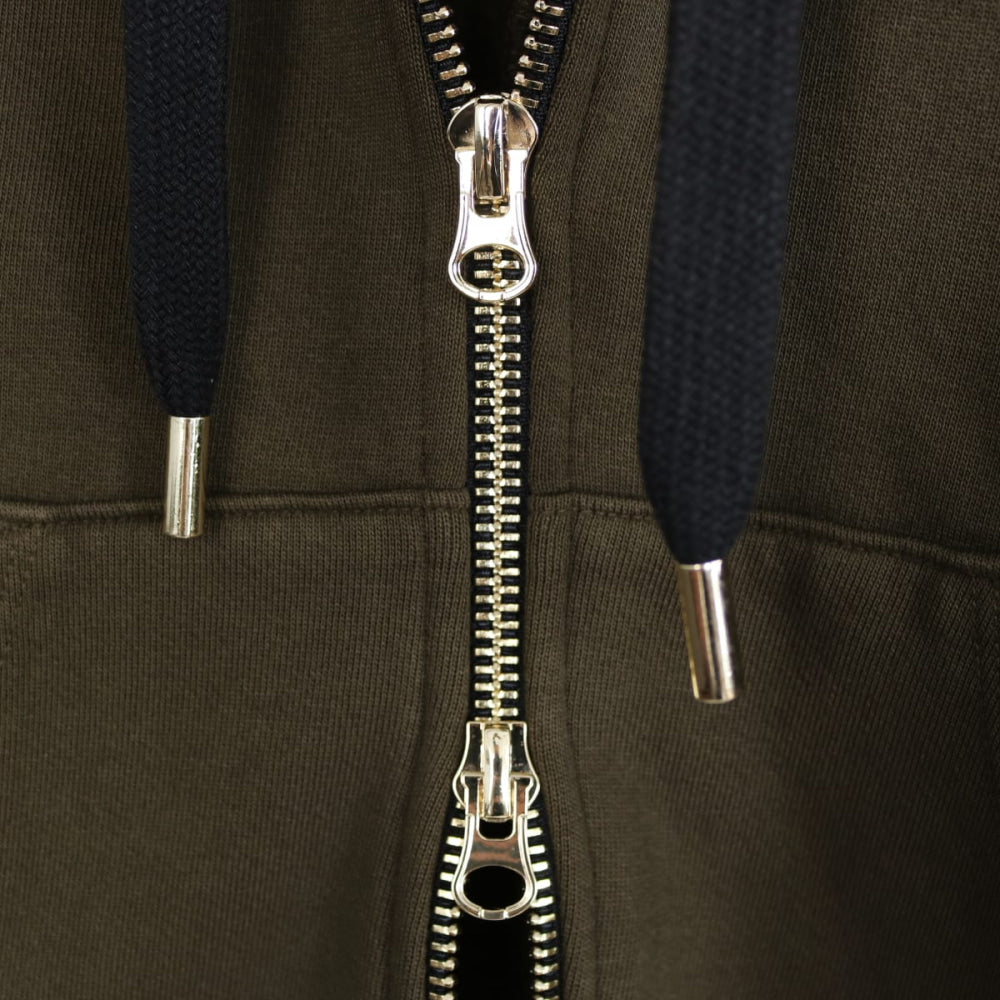 No. 1 Olive Zip Hoodie - Olive - Hoodie