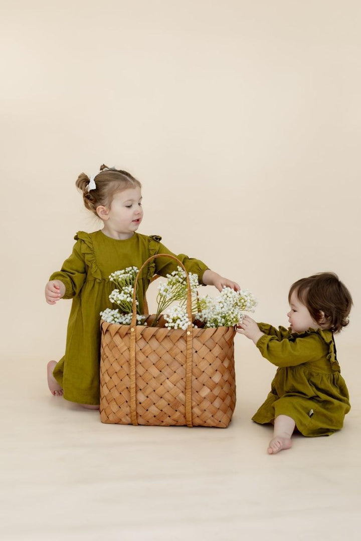 Kimber Long Sleeve Dress - Avocado