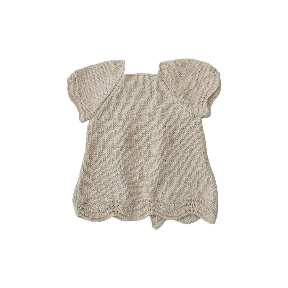 Noa Cardigan (Hand-knitted) - Sand - 12M - Cardigan