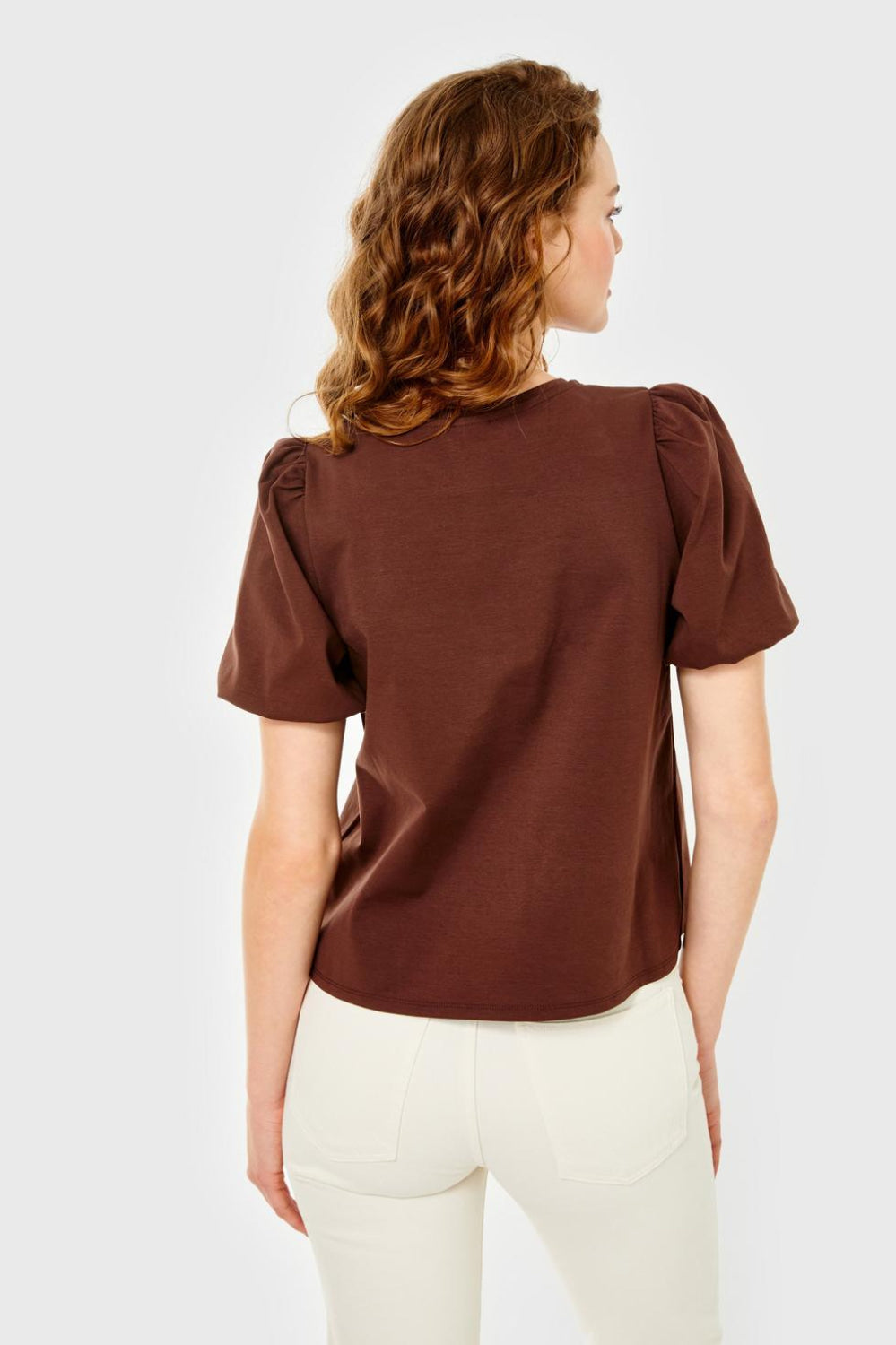 Noemie Top - Chicory Coffee - Blouse