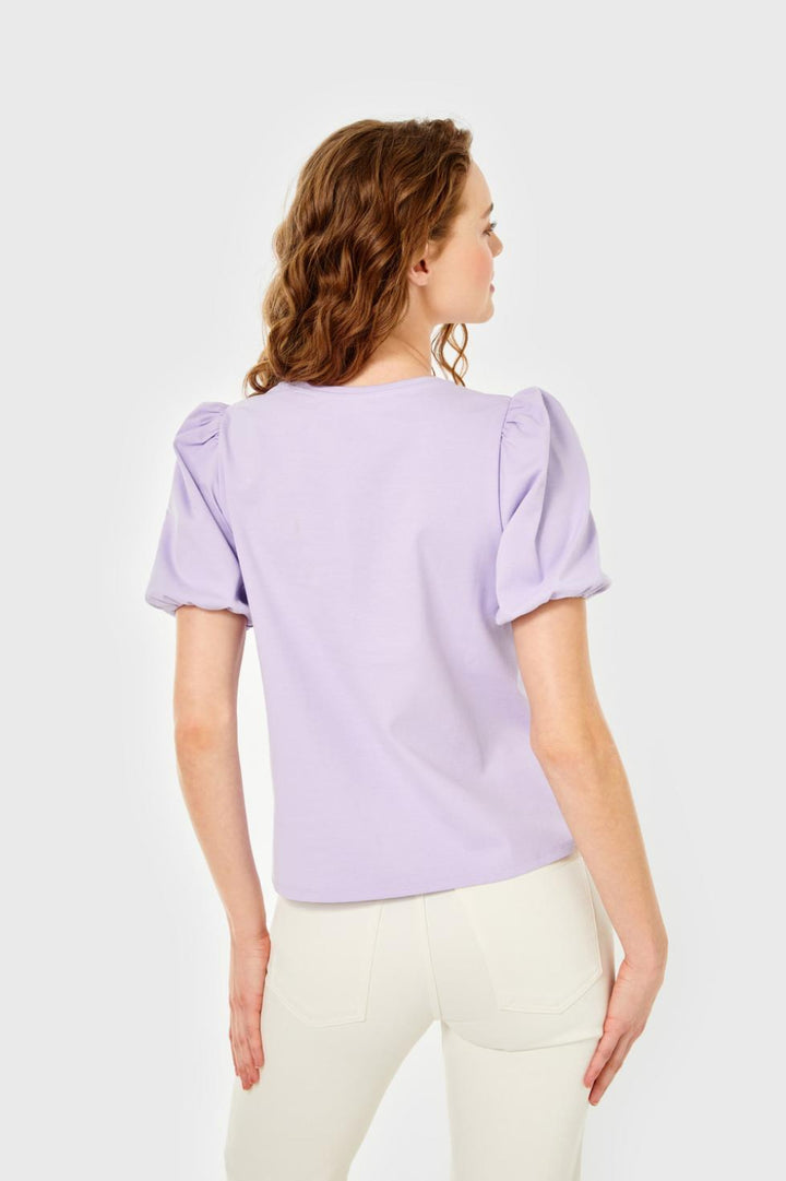 Noemie Top - Pastel Lilac - Blouse