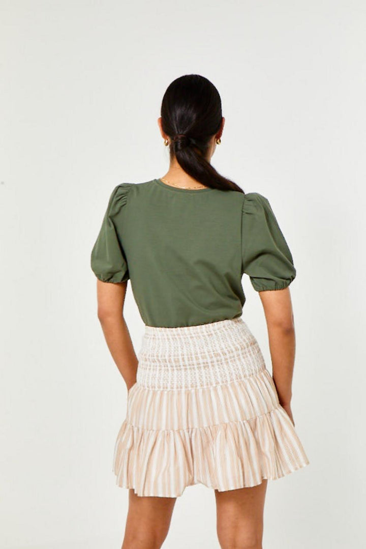 Noemie Top - Thyme - Blouse