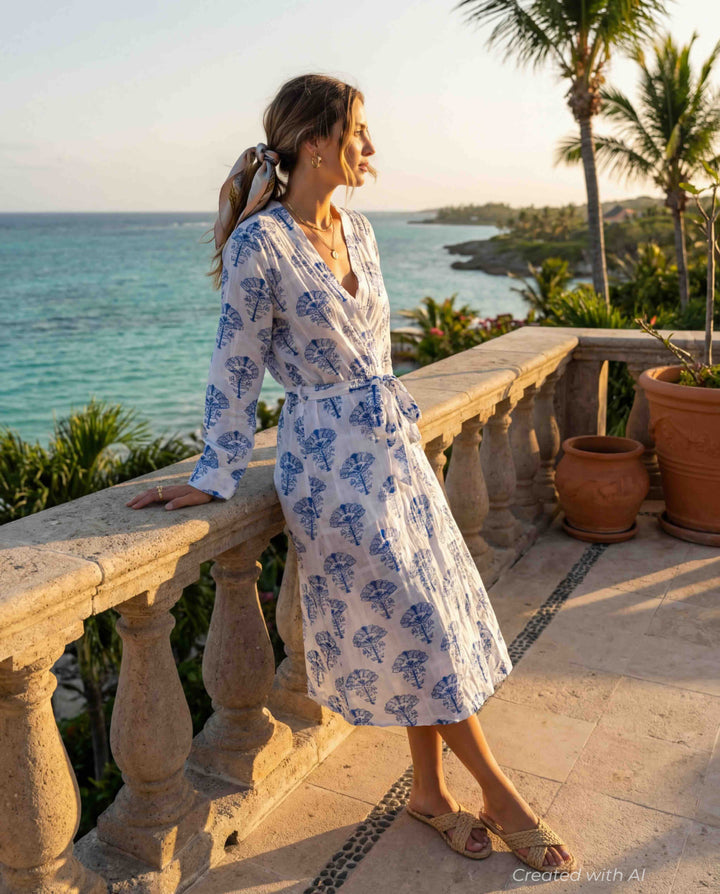 Noor Kimono - Lotus-Flower - Dresses