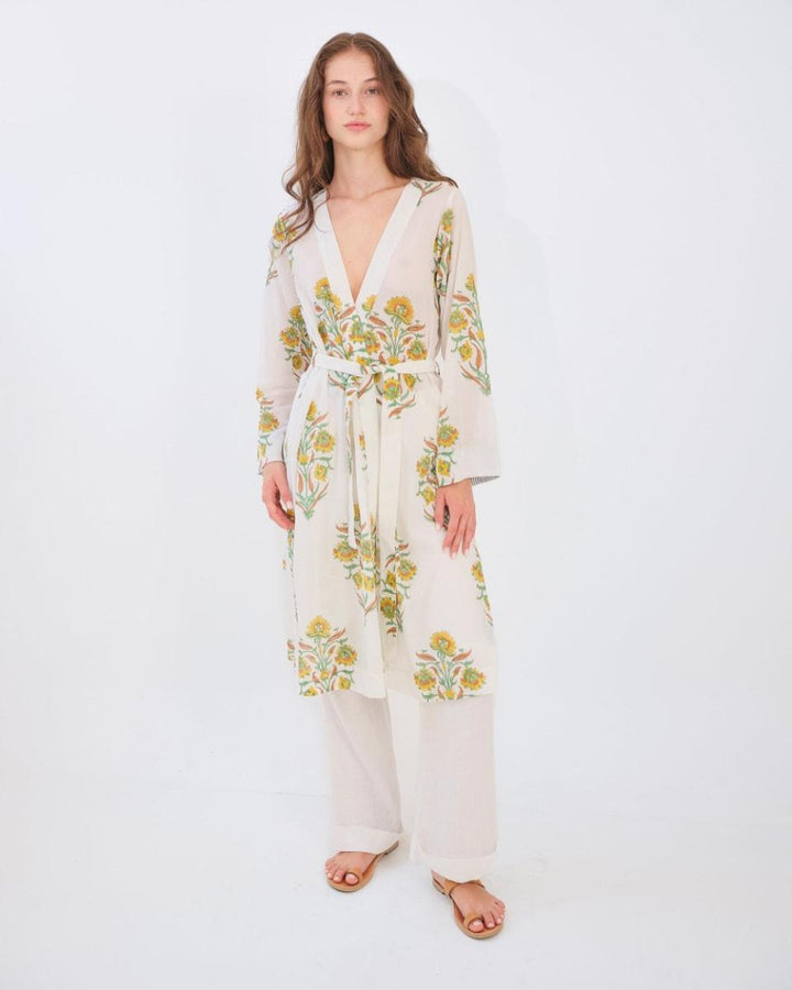Noor Kimono - White Jasper - Dresses