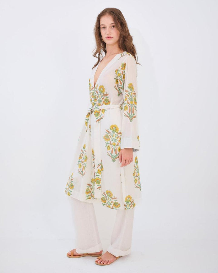 Noor Kimono - White Jasper - Dresses