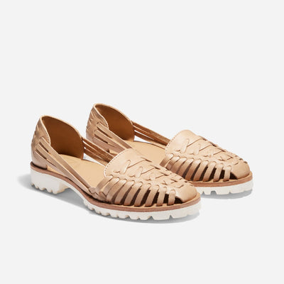 Women's Huarache Lug Sandal - Almond
