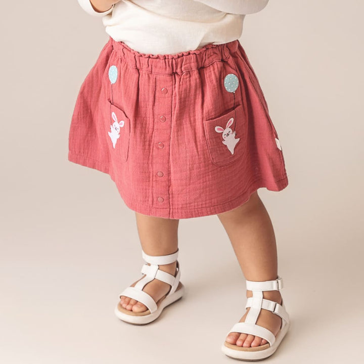 Baby Bunny Skirt (With Bloomer) - Dynamite Pink