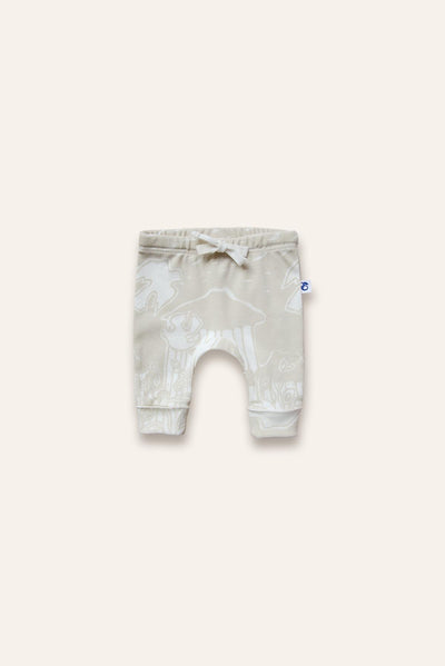 Organic Pima Cotton Baby Pants - Trees