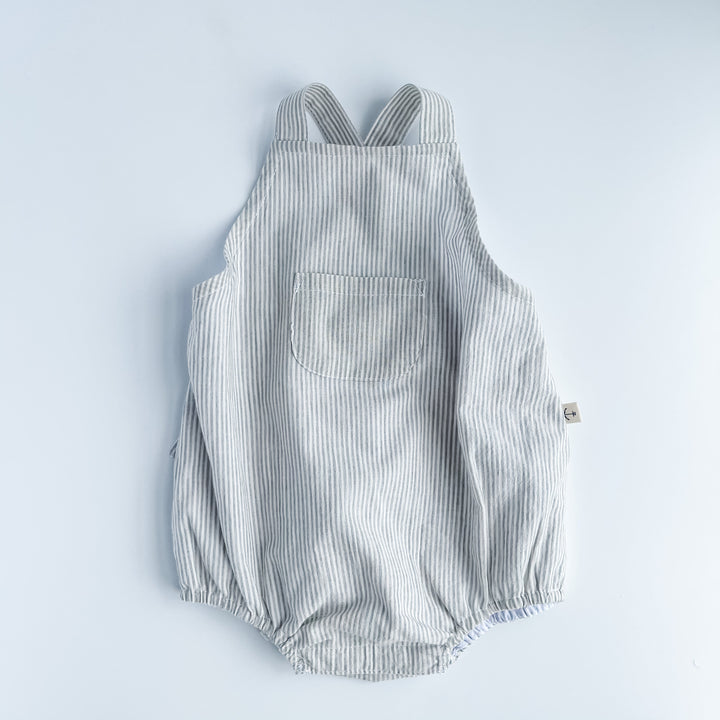 Cross Back Bubble - Grey Stripe