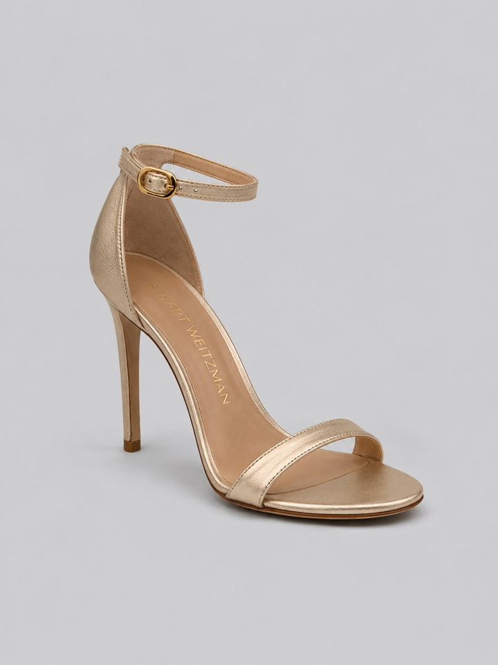 Nudist II 75 Sandals - Light Gold - 8.5 - Heels