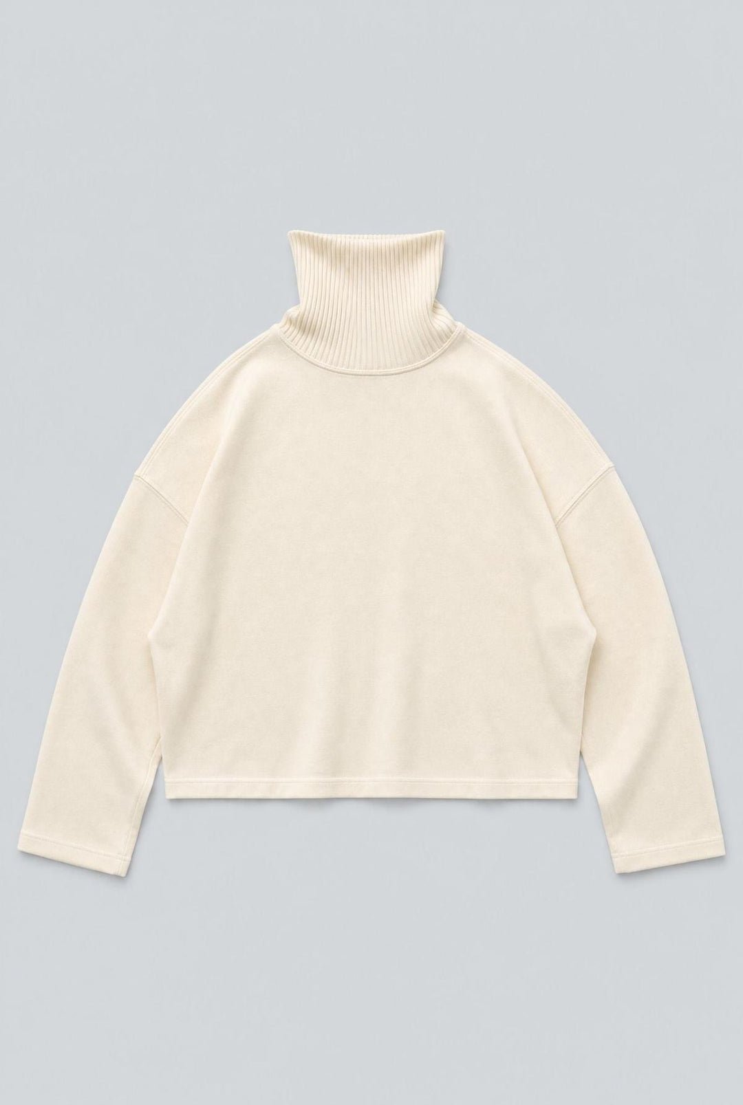 Turtleneck Sweatshirt - Ivory