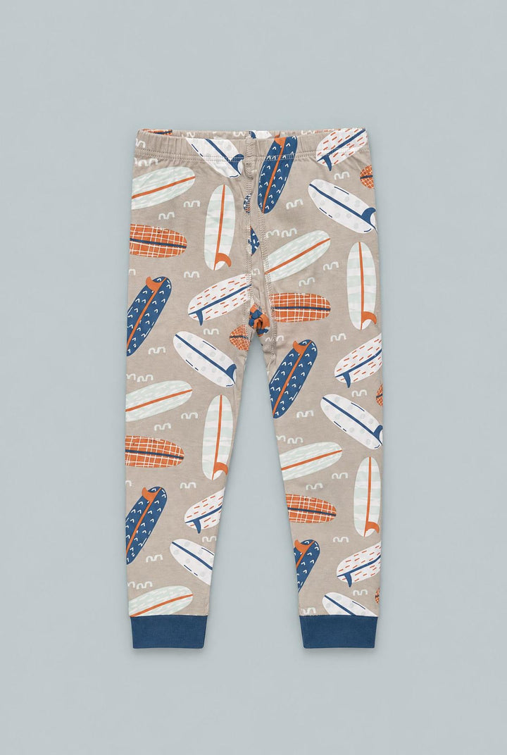 Big Kid Pajama Short Sleeve - Surfboards