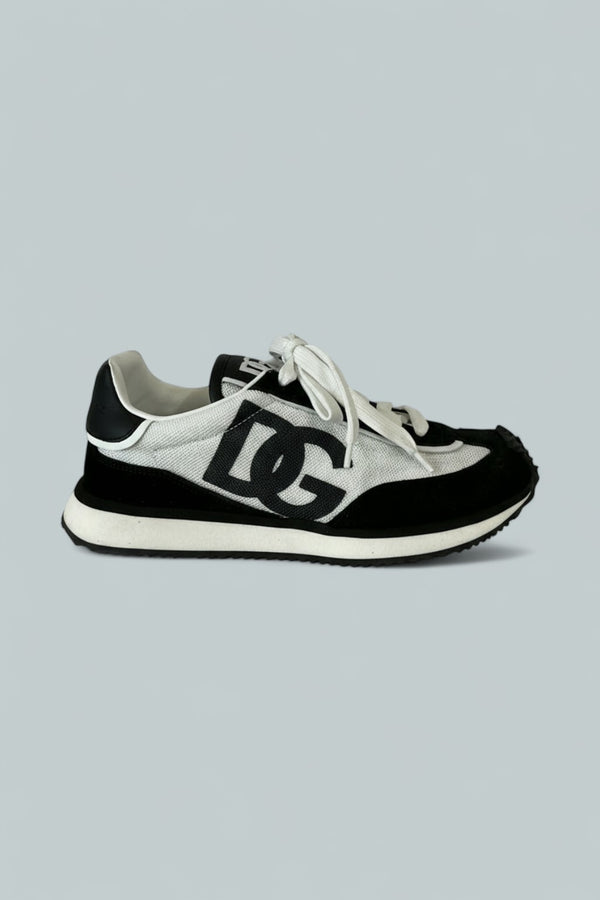 Women's Dg Cushion Low Top Sneakers - Bianco/Nero