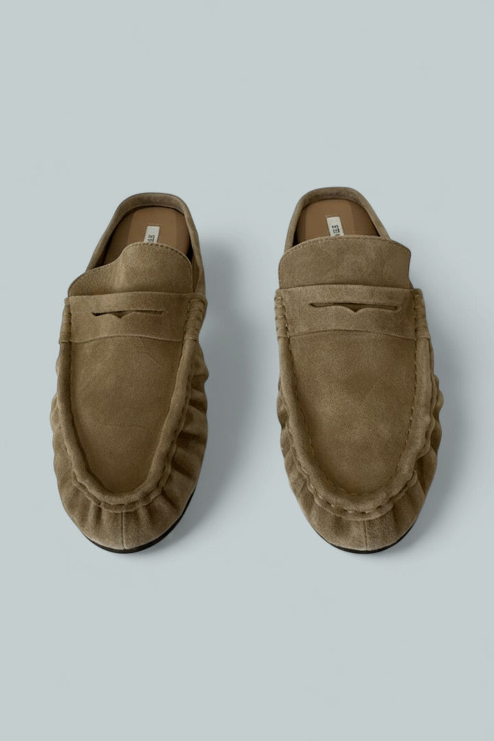 Rafe Mule Loafers - Beige