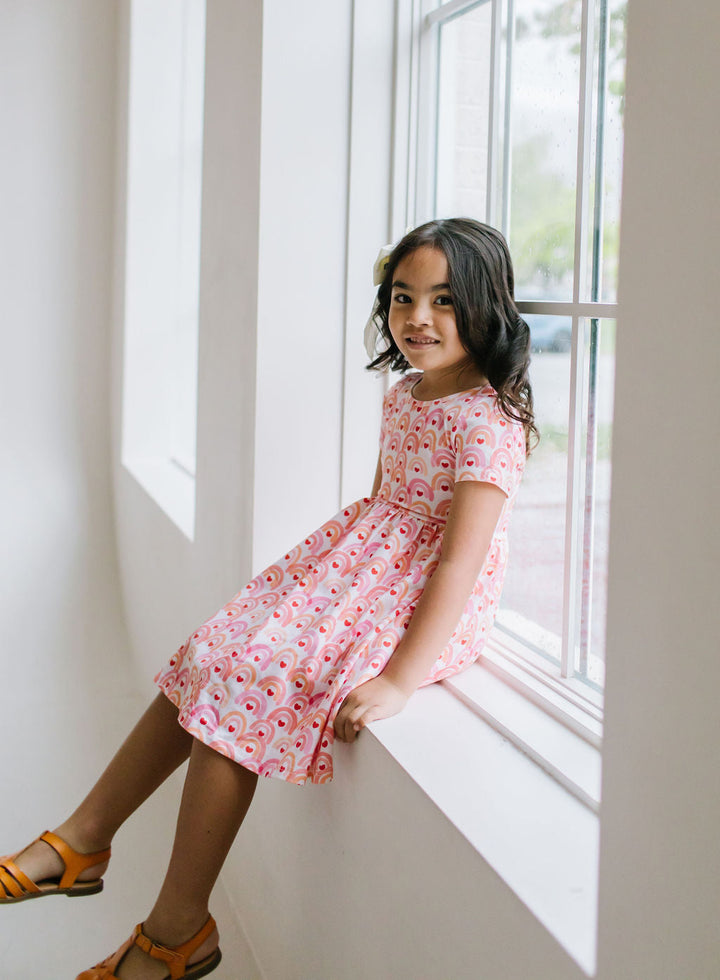Day Dress - Rainbow Hearts