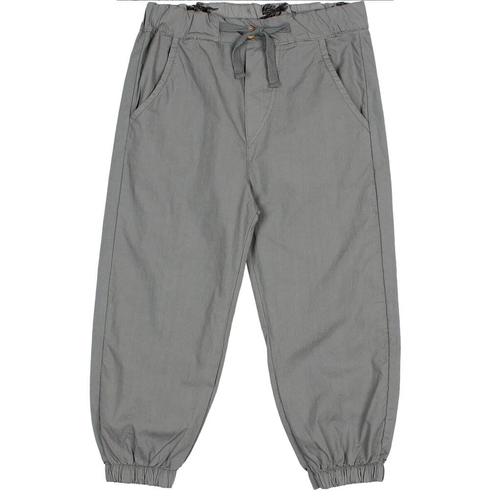 Poplin Joggers with Pockets - Graphite Pants Buho 