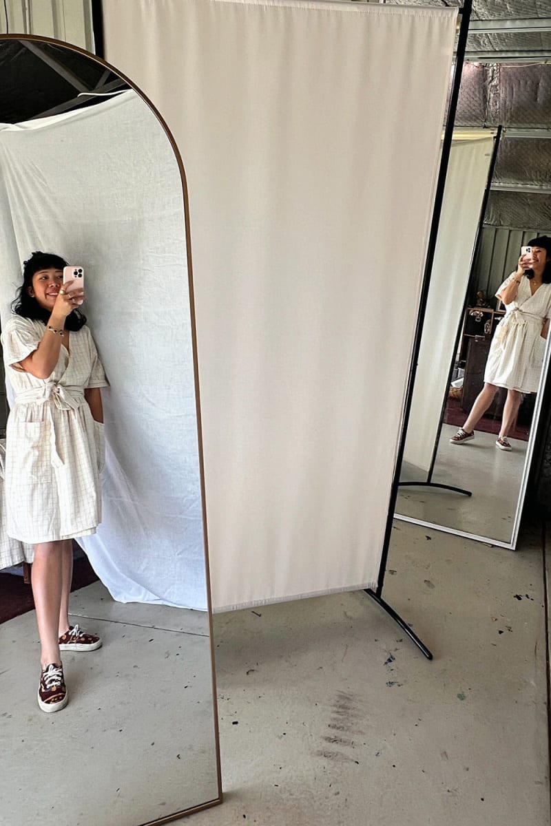 Maï Wrap Dress - Canary