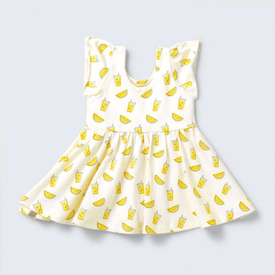 Short Sleeve Let's Dance Dress - Lemonade Stand