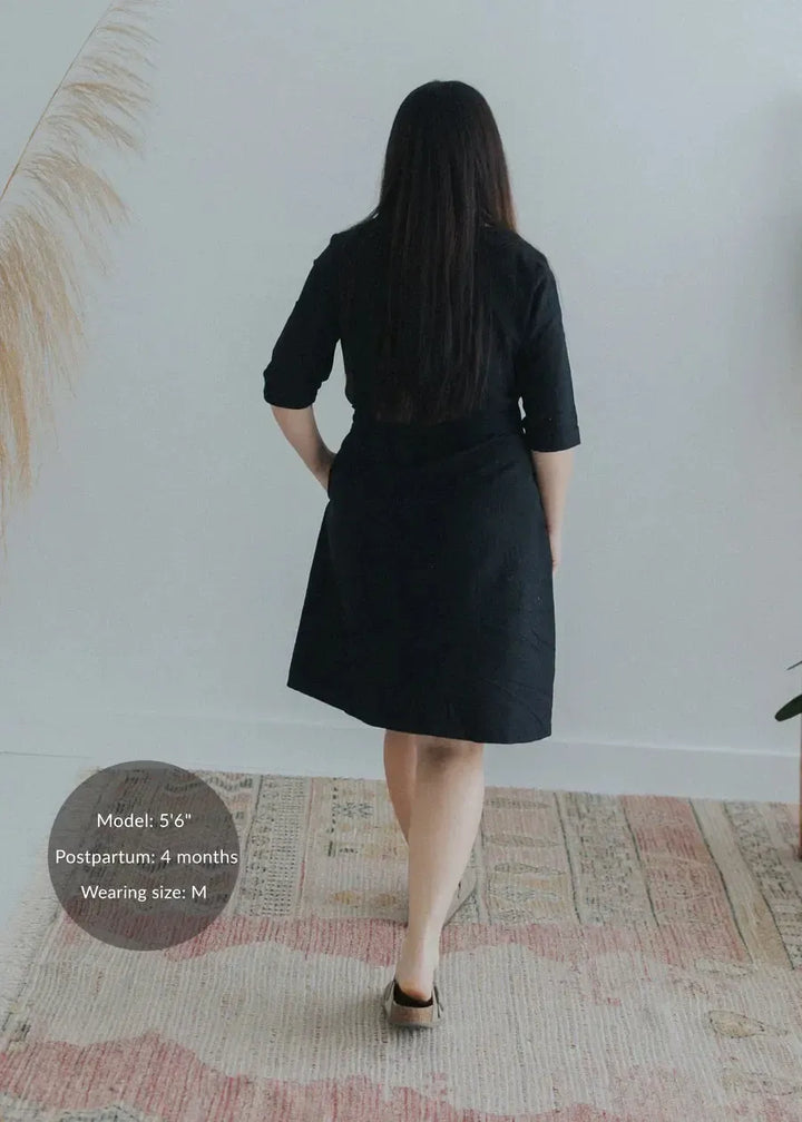 Willow Transitional Dress - Ebony