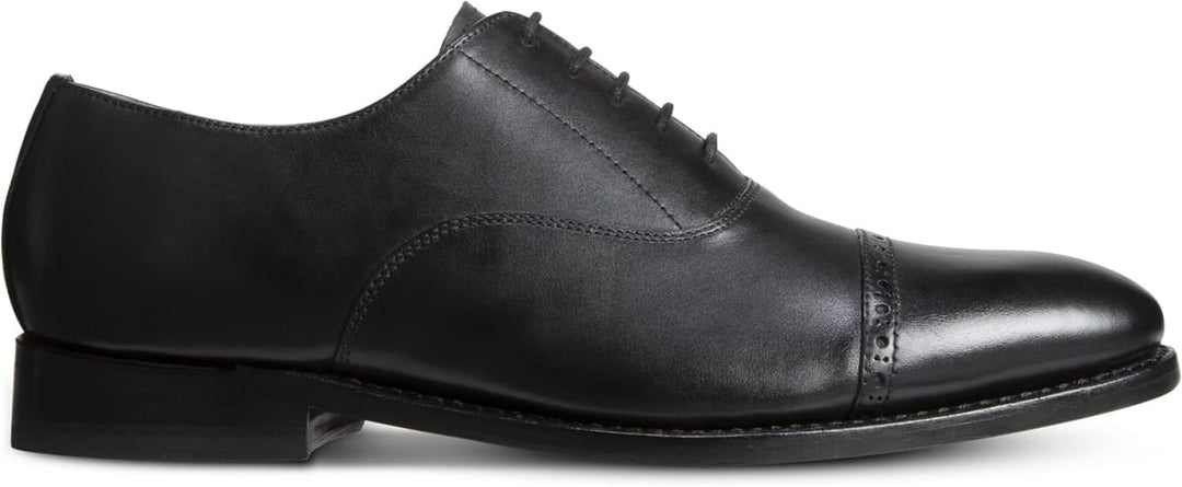 Brady Cap Toe Oxford - Black Leather
