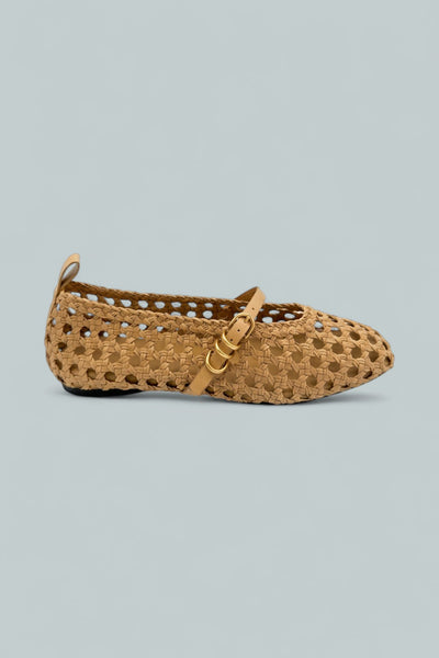 Spire Mary Jane Flats - Dark Natural