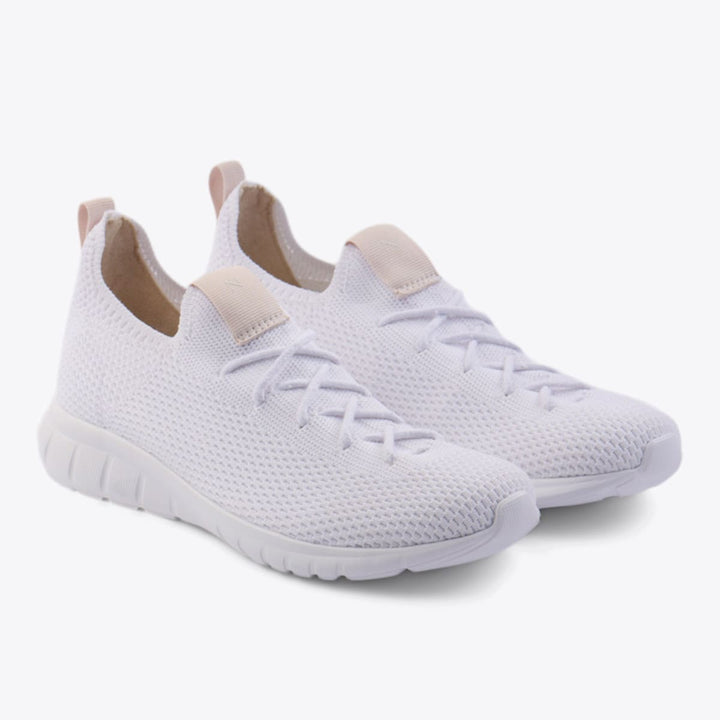 Women's Athleisure Eco Knit Sneaker - White