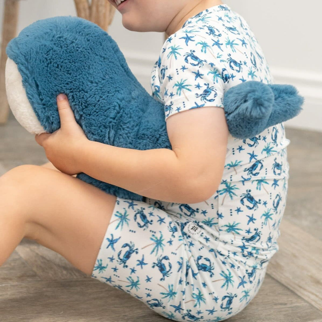 Blue Crabs Summer Pajama Set - Beach Days